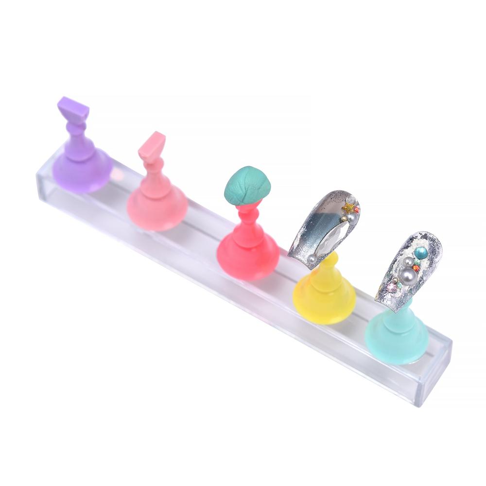 5 шт./упак. шахматный магнитный держатель для ногтей набор подставок для гель-лака инструменты для накладных ногтей подставка для практики нейл-арта