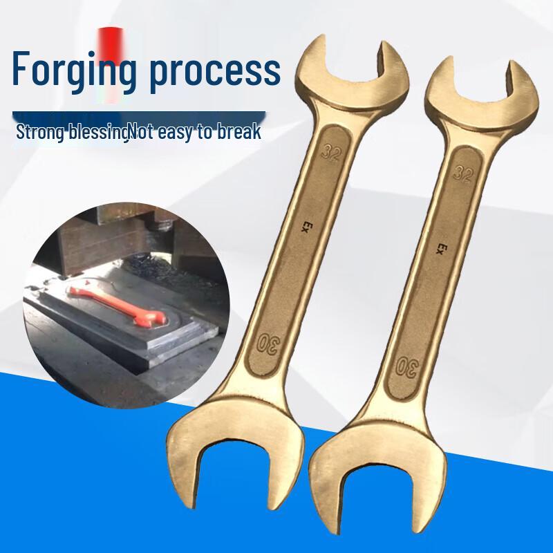 Explosion-Proof Beryllium Bronze Double Open-End Wrench