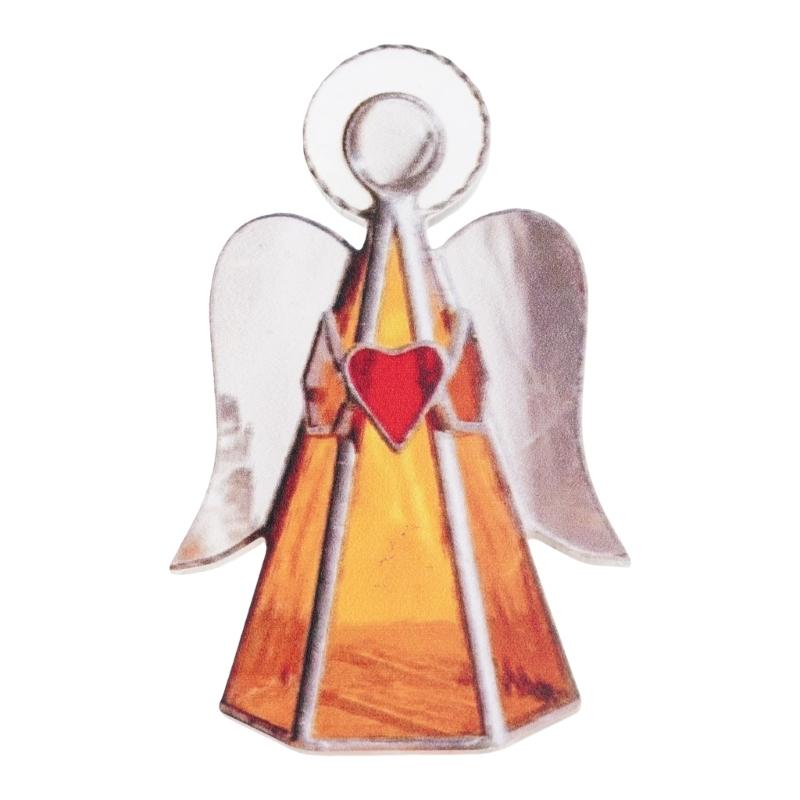 Colorful Acrylic Angel Statue Tealight Candle Stand Votive Candle Holder For Religious Ceremonies And Wedding Gift