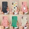 For Huawei P Smart 2021 Y5 Y6 Y7 Y9 Y9S Honor 20 Lite Case Back Cover Fashion Love Heart Matte Shockproof Soft Silicone Phone Case For Huawei Bumper