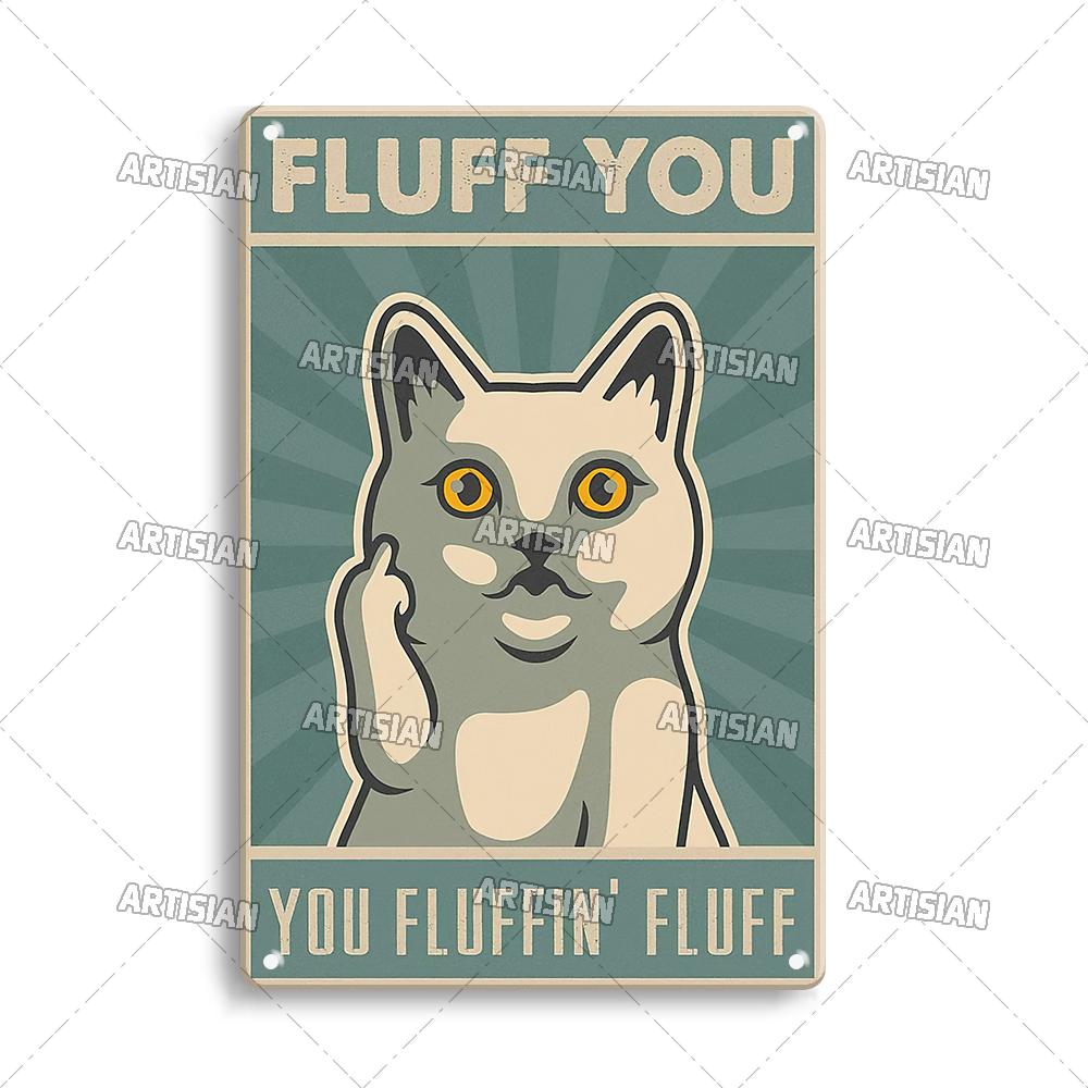 Артизан Кот Ретро Металлический Знак Забавный Питомец Винтажный Знак Декоративная Жестяная Табличка Гараж Бар Паб Клуб Кухня Дом Человек Пещера Настенный Декор