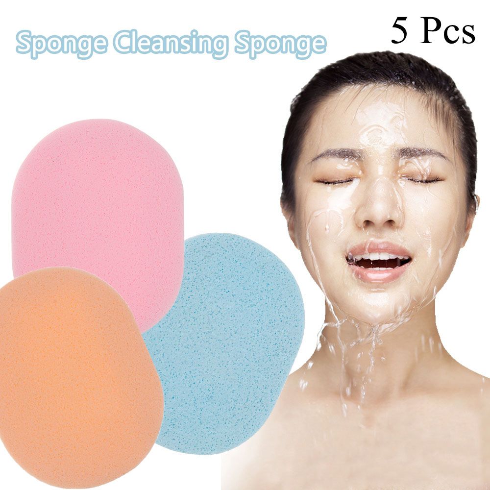 Pcs Gentle Soft Skin Care Exfoliator Body Washing Facial Cleaner Sponge Cleansing Sponge Scrub Puff