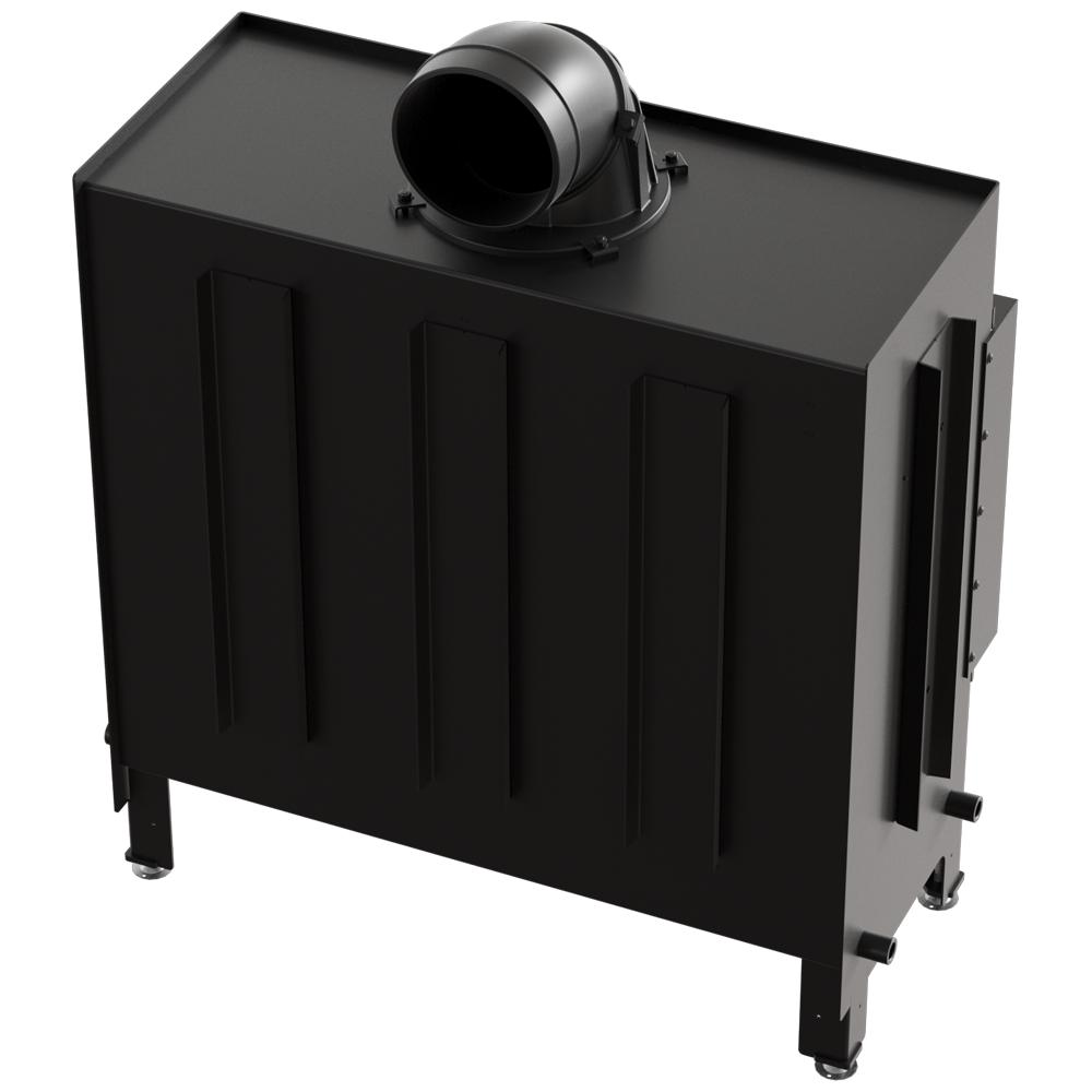 Стальной камин KRATKI LUCY 16 кВт Ø 200