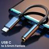 Адаптер USB C на 3,5 мм гнездо для наушников, адаптер Type C на Aux Audio Dongle для Samsung Galaxy iPad Pro Pixel