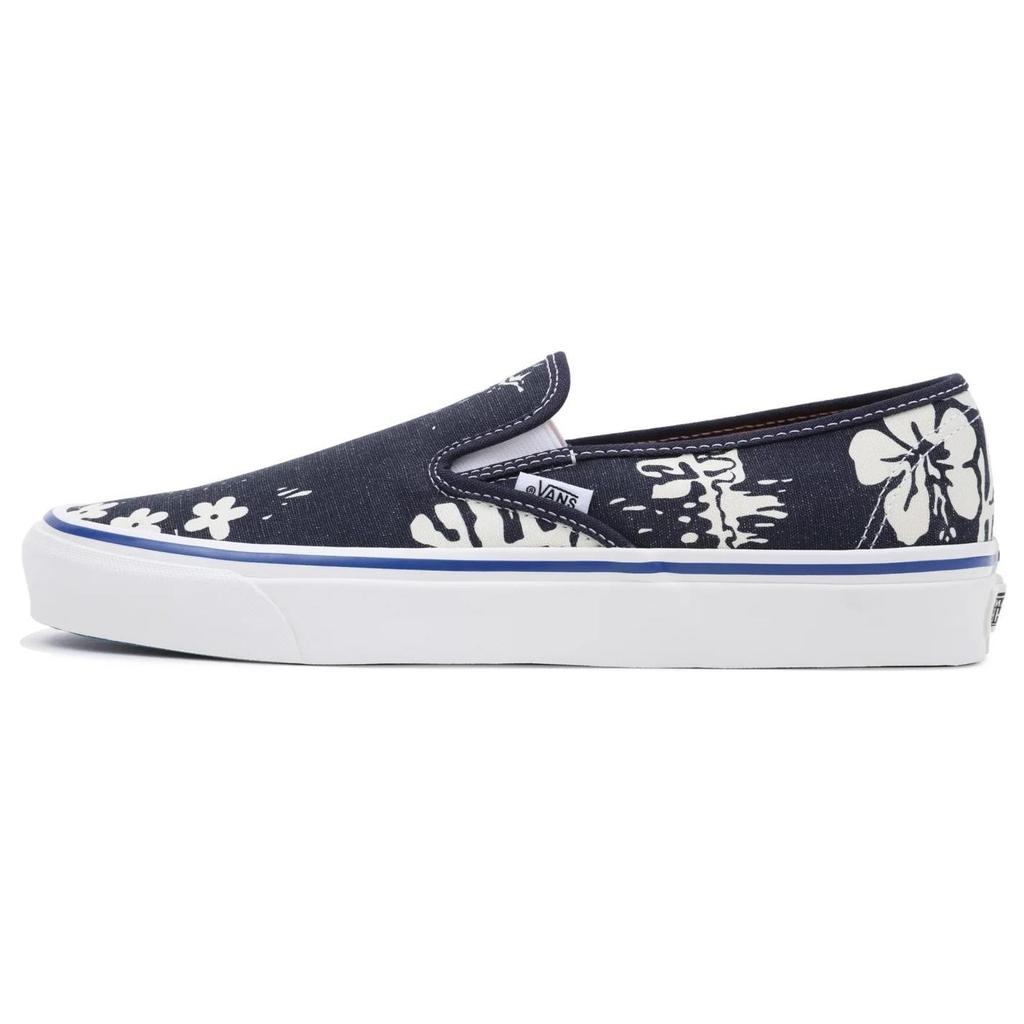 Vans Слипоны Anaheim Factory 48 Deck DX Темно-синие кроссовки унисекс Белые VN0005UPNVY