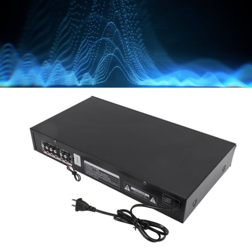 20-полосный эквалайзер, стерео графический эквалайзер с цифровым дисплеем, встроенный BT, регулировка высоких, средних и низких частот, поддержка BT и USB