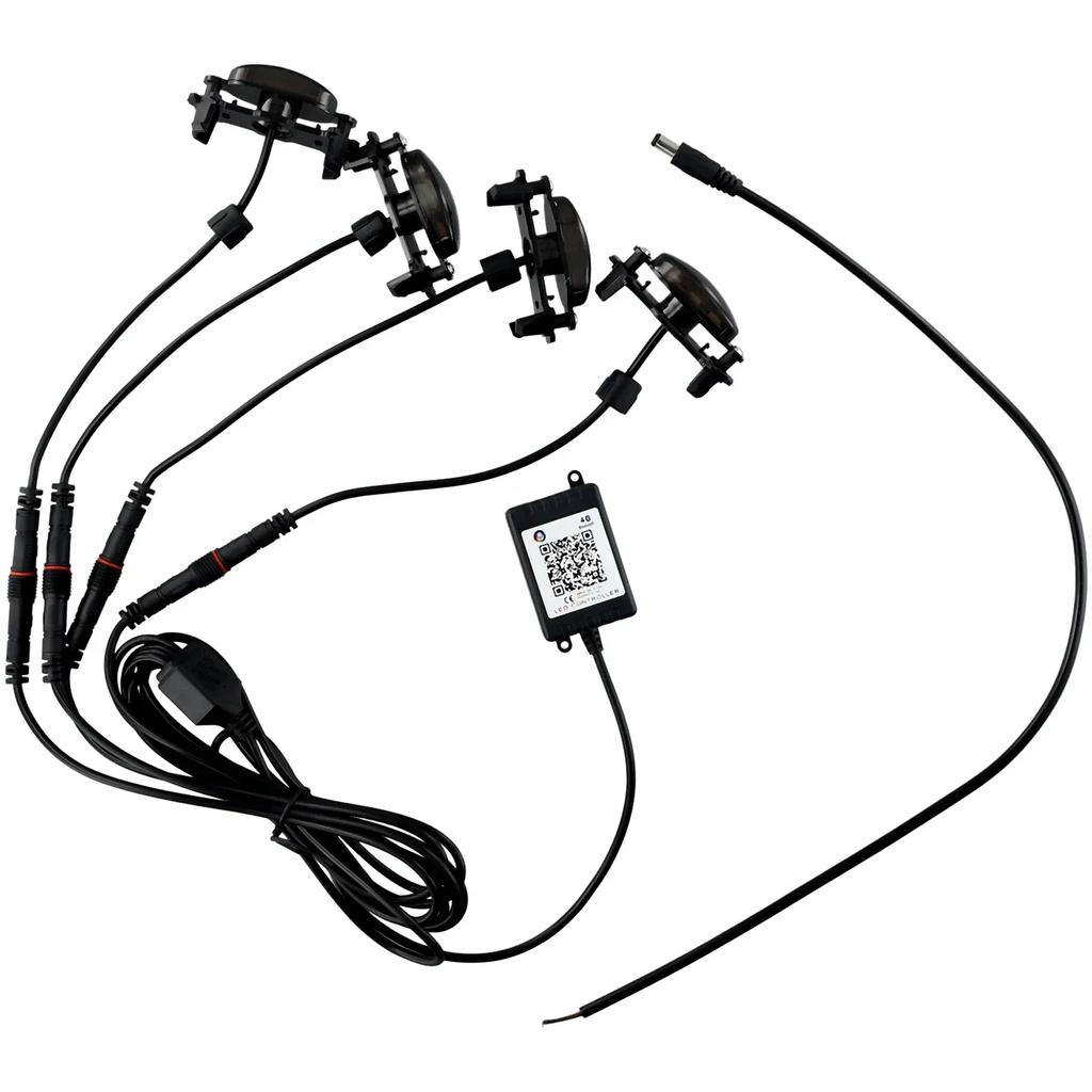 Светодиодные фонари для решетки автомобиля для Tacoma для Ford F150 F250 F350 в стиле Raptor, цветные RGB комплекты ламп, беспроводное управление по Bluetooth