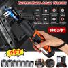 8V 8000mAh 60N.m 230RPM 3/8'' Rechargeable Power Source Portable Cordless Electric Ratchet 90° Right Angle Wrench Set New