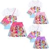Fashion Girls KATSEYE Print Sets Short Sleeves T-Shirt Top Skirt Bag