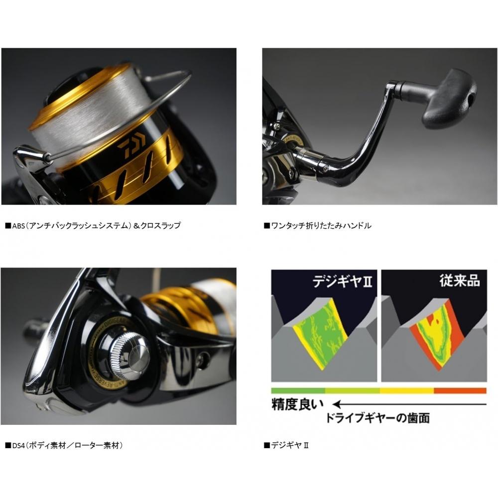 Daiwa Катушка для спиннинга Daiwa с нитью 17 World Spin 2017 модель 2000 3 100 м с нейлоновой леской