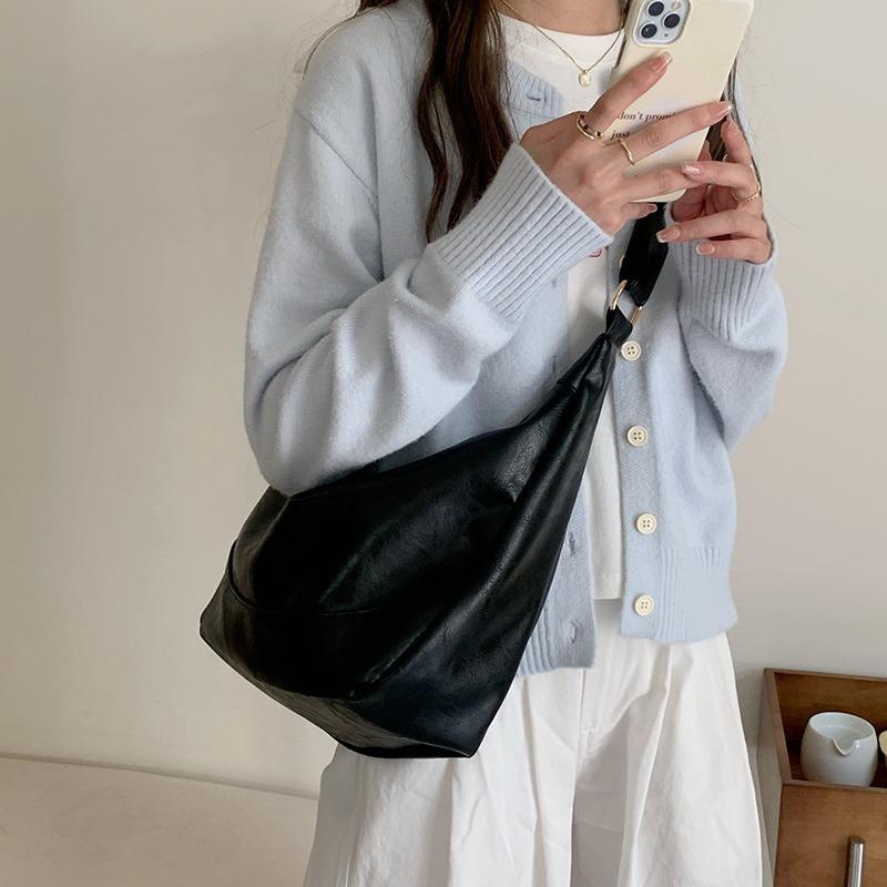 Сумка-пельмень большой вместимости для женщин Новая летняя сумка через плечо для студентов для поездок на занятия Розовая сумка-тоут