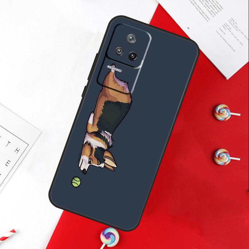 Чехол Корги и Бабл-ти для Xiaomi 14T 11T 12T 13T Pro 13 14 15 Ultra POCO X7 Pro X3 X5 X6 F5 F6 M6 Pro