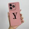 Чехол для телефона Realme C63 C61 Милые буквы Задняя крышка Для Oppo Realme C 61 C 63 Мягкий жидкий силикон Защита камеры Fundas