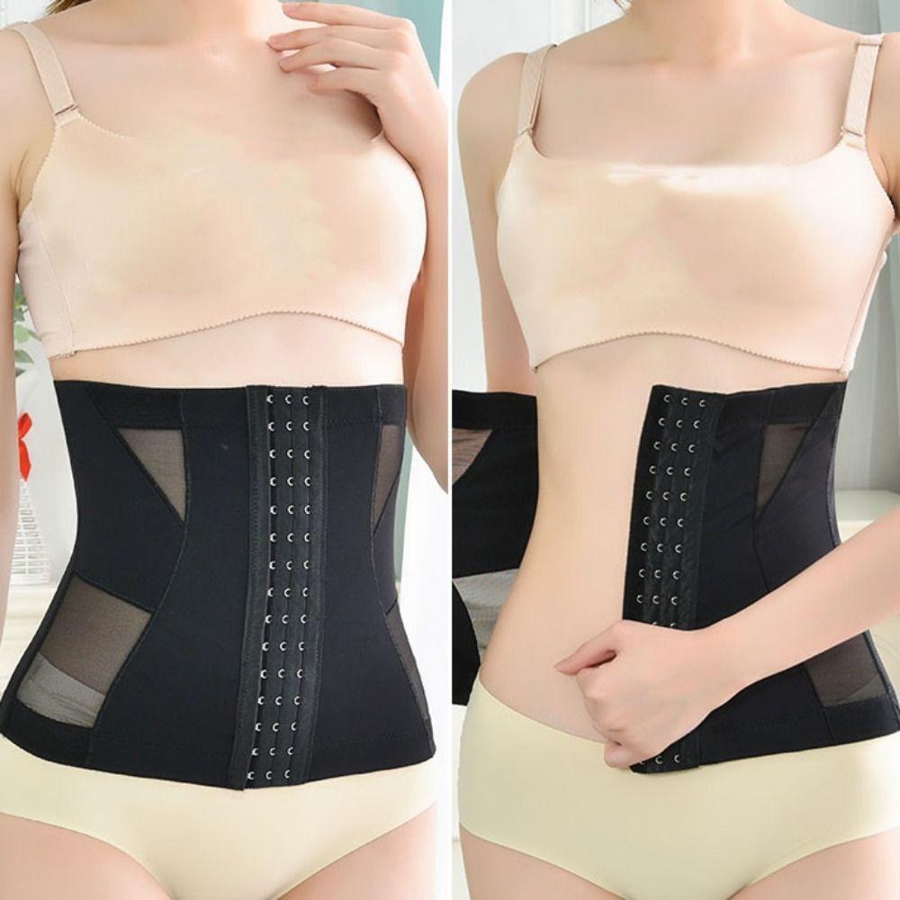 Бесшовный корсетный пояс Тонкий тренажер для талии Формирующее белье Дышащий пояс Бодишейпер Контроль формы