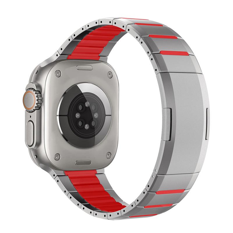 Нержавеющая сталь Ремешок Для Apple Watch Ultra3/2 49мм 11 10 46мм 42мм 9 8 7 45мм 41мм Металлический Быстросъемный Браслет Ремешок iWatch 6 5 4 SE 44мм 40мм