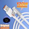 Оригинальный 120 Вт Xiaomi 6A USB Type C Turbo Charge Cable для Mi 14 13 12 Pro Poco F4 GT Redmi Note 13 12 K60 90 градусов Tipo C Cabo