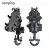 Motorcycle Mobile Phone Bracket Bicycle Electric Vehicle Shockproof Anti-drop Rider Mobile Phone Eight-claw Holder ABS