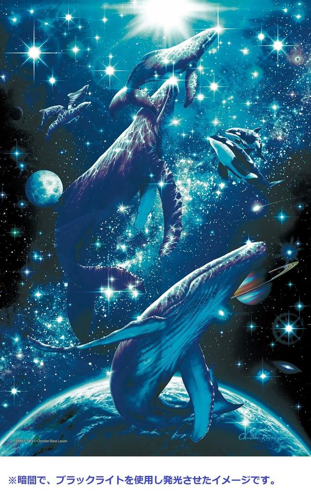 450 светящихся пазлов Puzzle Master Lassen Family Tides Small Piece (26x38см)