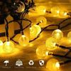 Solar String Lichter Im Freien Kristall Fee Licht Chritmas Girlande 8 Modi Wasserdicht Terrasse Licht Für Garten Party Decor