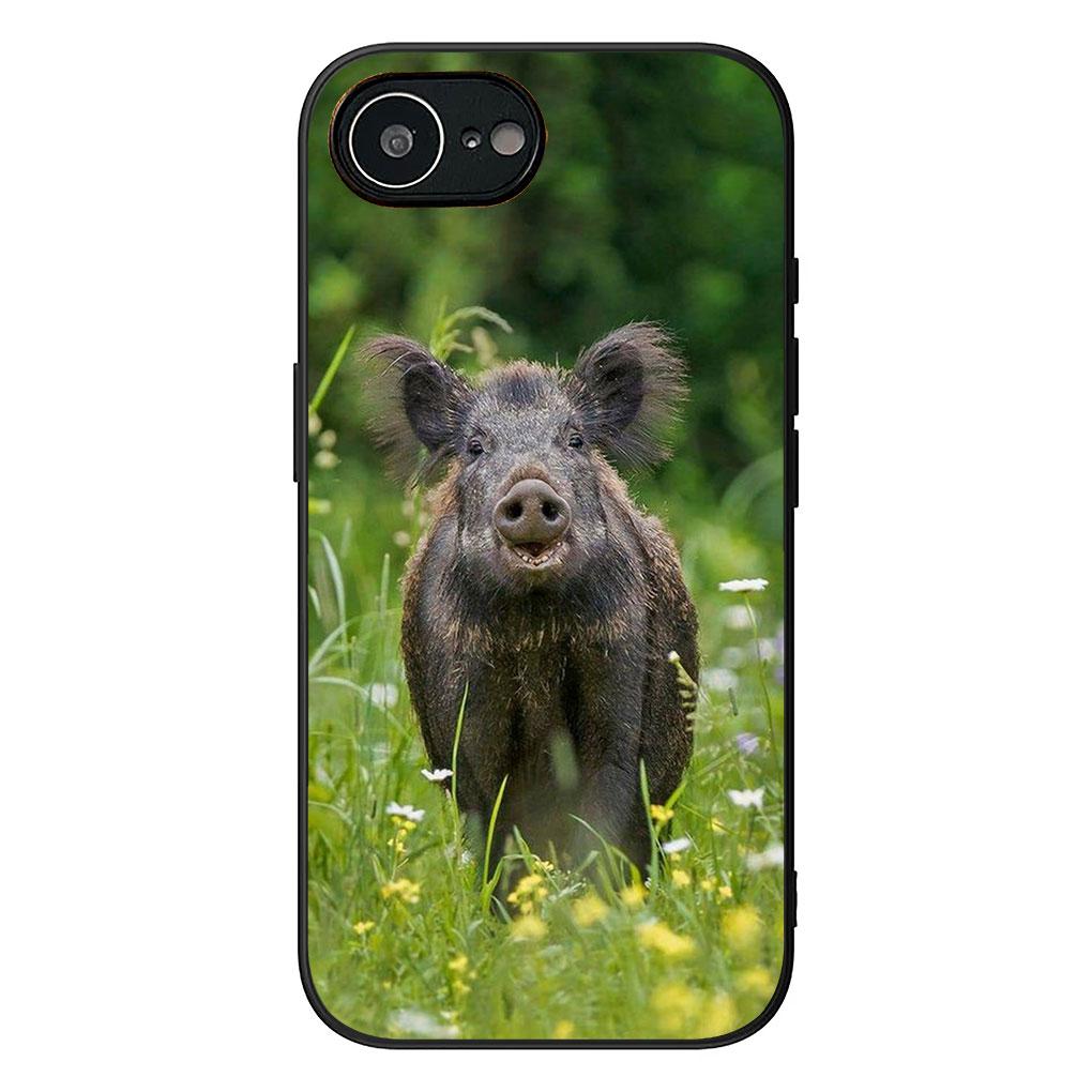 Soft Cover for Samsung Galaxy S22 S21 S20 FE Ultra Plus A35 A36 A55 A37 A33 A34 A57 Coque Phone Case Wild Boar Pig
