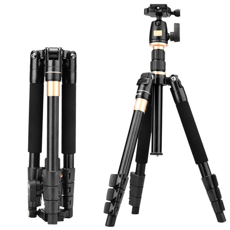 Легкий алюминиевый штатив для DSLR-камер Era Q555 с поддержкой-защелкой