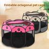 Octagonal Pet Fence, Pet Tent, Oxford Cloth, Scratch Resistant, Foldable Dog Cage, Dog Cat Delivery Room, Dog Nest, Cat Nest