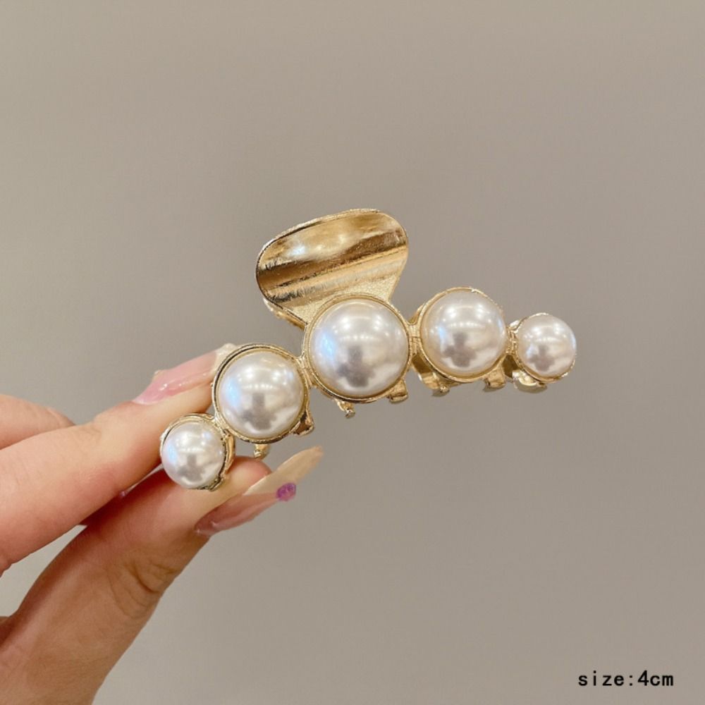 Pearl Pearl Hair Clip Rhinestone Crab Claw Clip New Mini Hair Hairpins