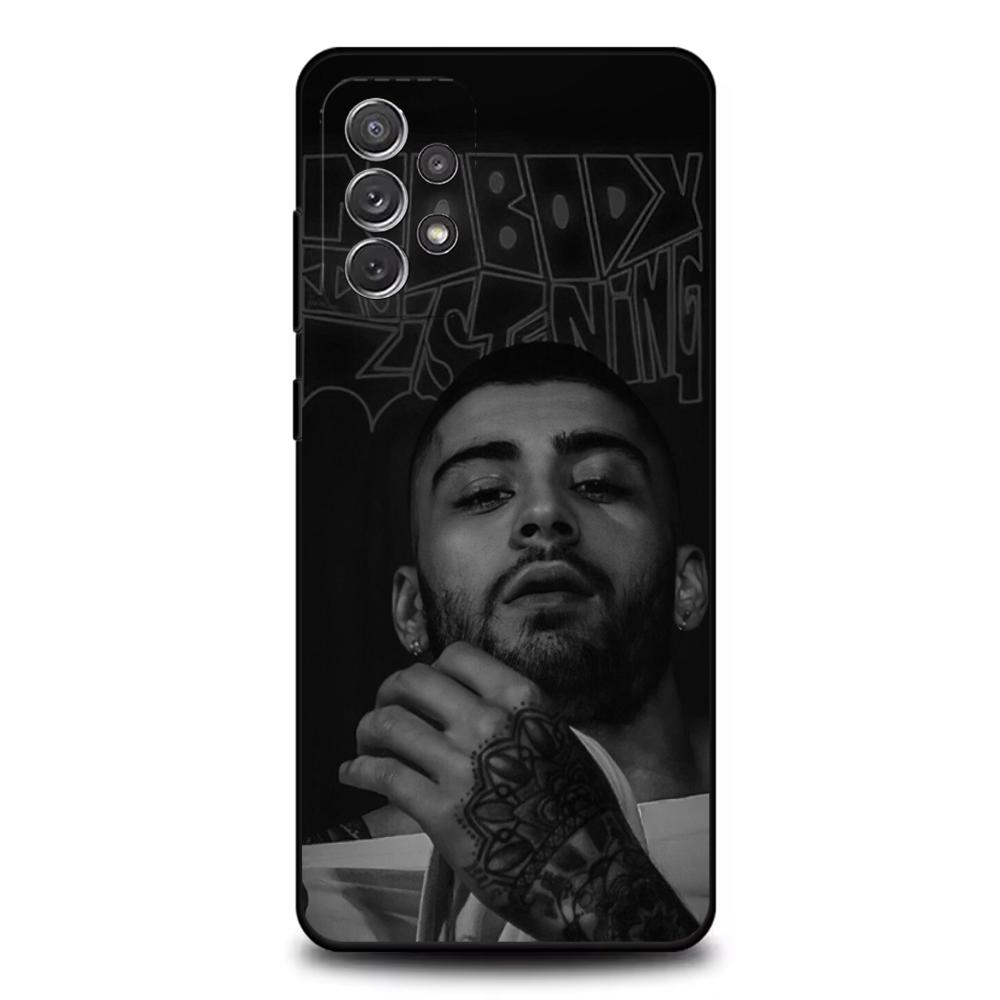 Чехол для телефона певца Зейна Малика для Samsung S25, S24, S21, S22, S23, S30, Ultra, S20, Plus, Fe, Lite, Note, 10, 9, 5G Черный чехол