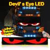 Devil's Eye LED Truck Sign Remote Control Scrolling Animation LED Matrix Pixel PanelLED Display Light for Car Truck Windshield