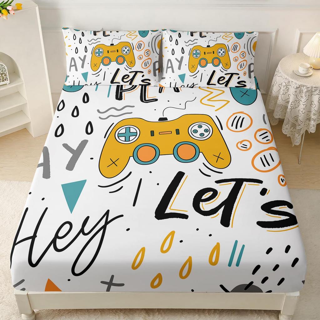 Музыка Цвет Граффити Танцор Узор Лист Трехкомпонентное Постельное Белье с Цифровой Печатью Дети Взрослый