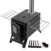 Wood Burning Stove, Folding Portable Wood Stove, Tent Stove for Heating, Camping Stove include