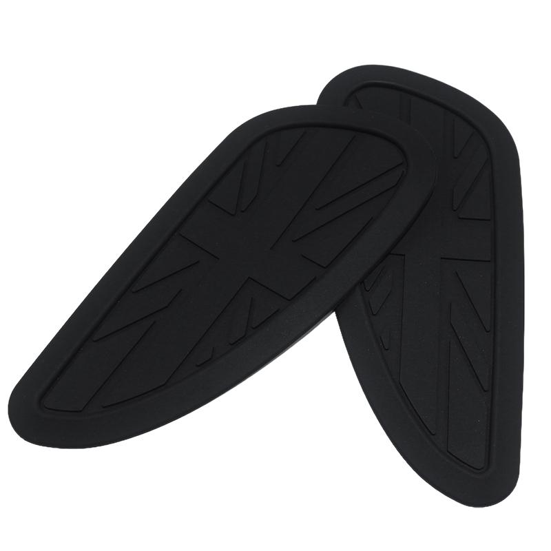 For T100 T120 Scrambler Thruxton Universal Retro Tank Pad Gas Fuel Side Tank Stickers Knee Grips Protector Decal
