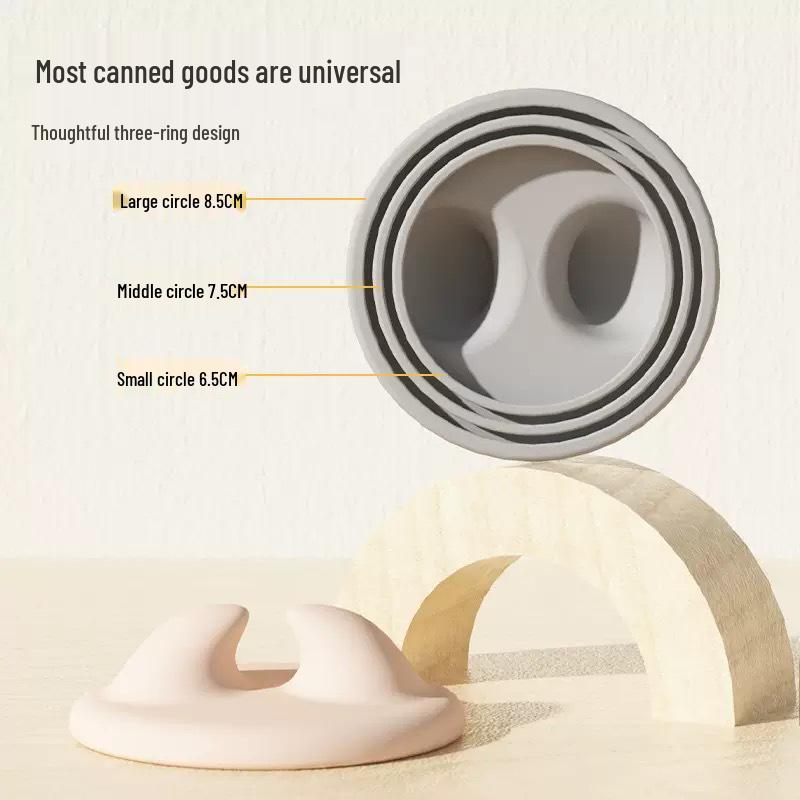 Многофункциональная силиконовая ложка для кошачьего корма и открывалка для консервов с герметичной коробкой