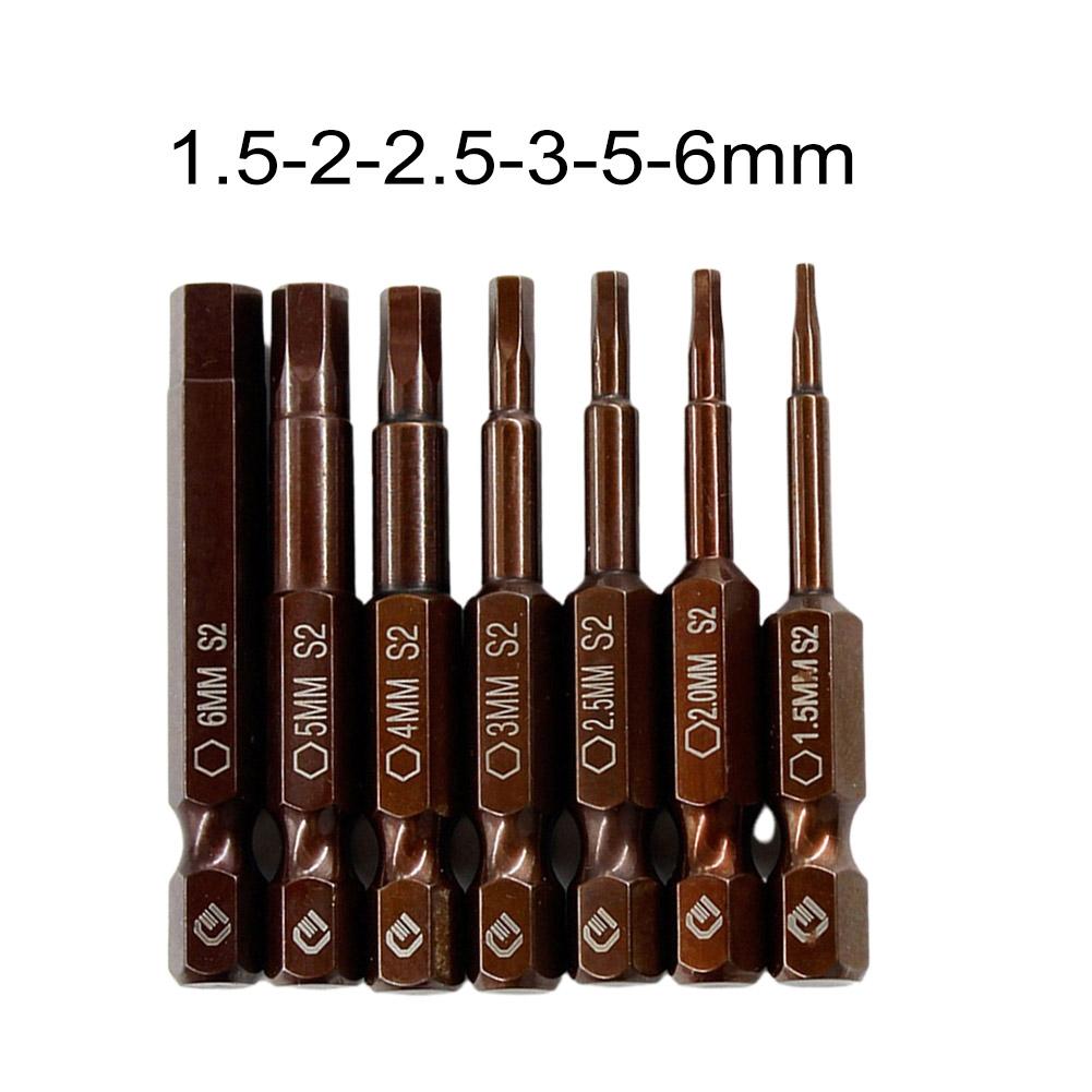 Hexagon Screwdriver Bit Vanadium Steel 50mm Durability