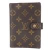Used LOUIS VUITTON Notebook Cover Agenda PM R20005 Monogram Brown Notebook Cover