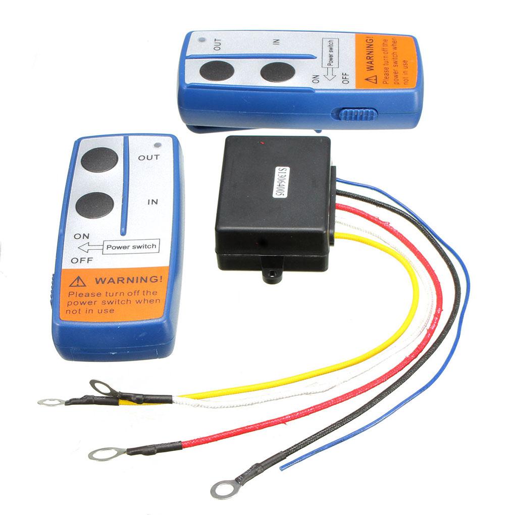 Беспроводной комплект лебедки 12 В 100 футов автоматический пульт управления автомобильный универсальный