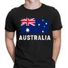 Australia Flag Australian Pride Nationality Supporter Mens T-Shirts Tee Top #6NE