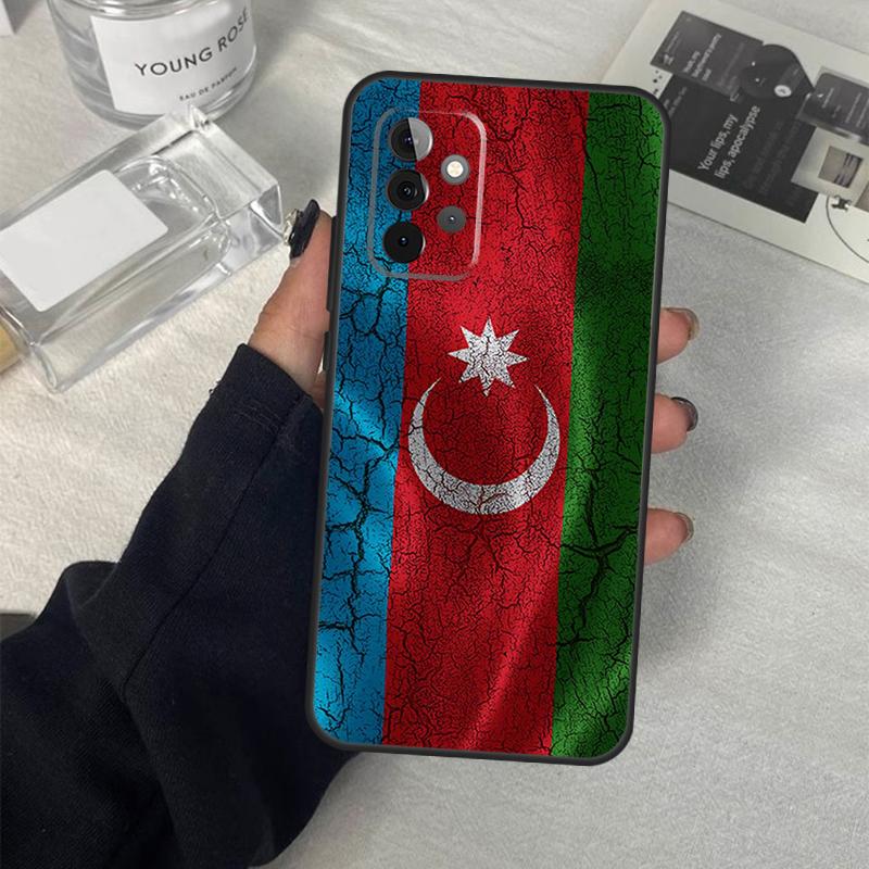 Чехол для телефона Флаг Азербайджана Для Samsung Galaxy A34 A54 A14 A13 A23 A33 A53 A73 A52 A42 A32 A22 A12 A51 A71