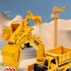 Vehicles Toy Engineering Car Toy Yellow Children Excavator Toy Dump Truck Model Toy  Parent-child
