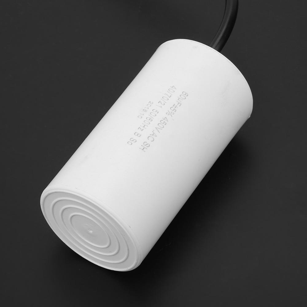 450V CBB60 Motor Running Capacitor Wire Lead Motor Starting Capacitor Motor Start Applications