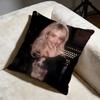 Popular SSabrina Carpenterful Cushion Cover Soft Decorative Pillow Case Suitable for Bedroom Sofa Car Travel Use