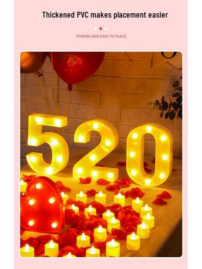 Romantic Indoor Proposal & Celebration Candle Decor Set
