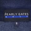 Pearly Gates Сделано в Японии Футболка-поло с коротким рукавом 6 Темно-синий Палевый Мужская Б/У