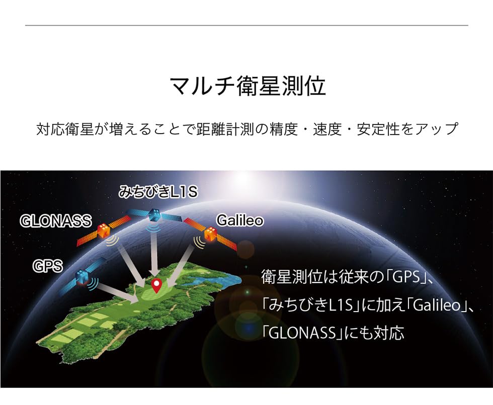 Shot Navi Beyond Lite Plus Сделано в Японии Сертифицированный GPS Гольф Гольф Соревнование GreenEye Высота Смартфон Совместимый с Зарубежными Полями Черный,