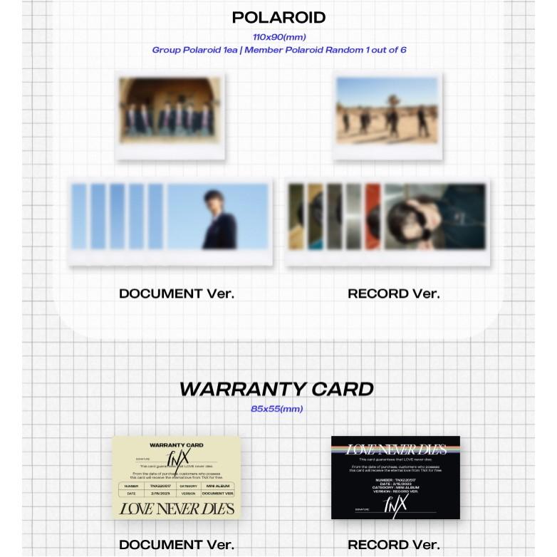 TNX - [Love Never Dies] 2nd Mini Album