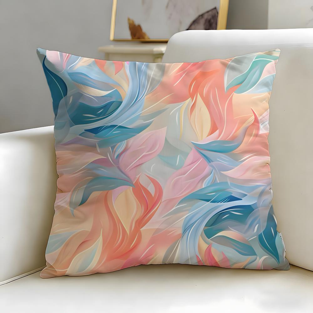 Checkered pattern Cushion Cover Soft EasyWash Pillow Case Versatile for Couch Bed Travel and Office