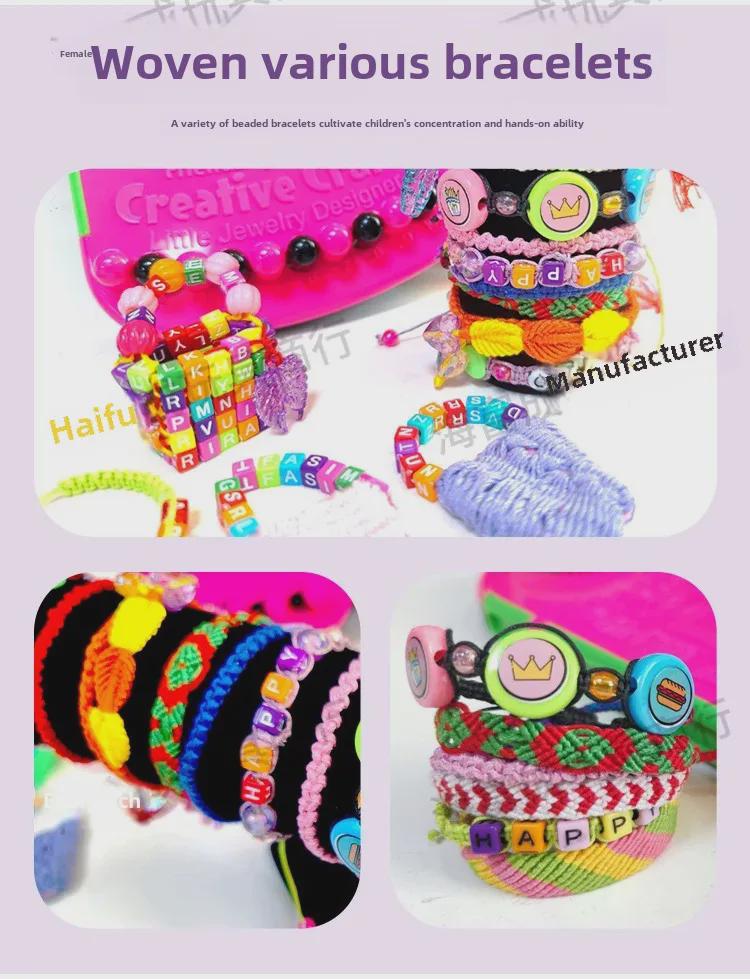 Friendship Bracelet DIY Kit: Handmade Beaded Jewelry Set for Girls