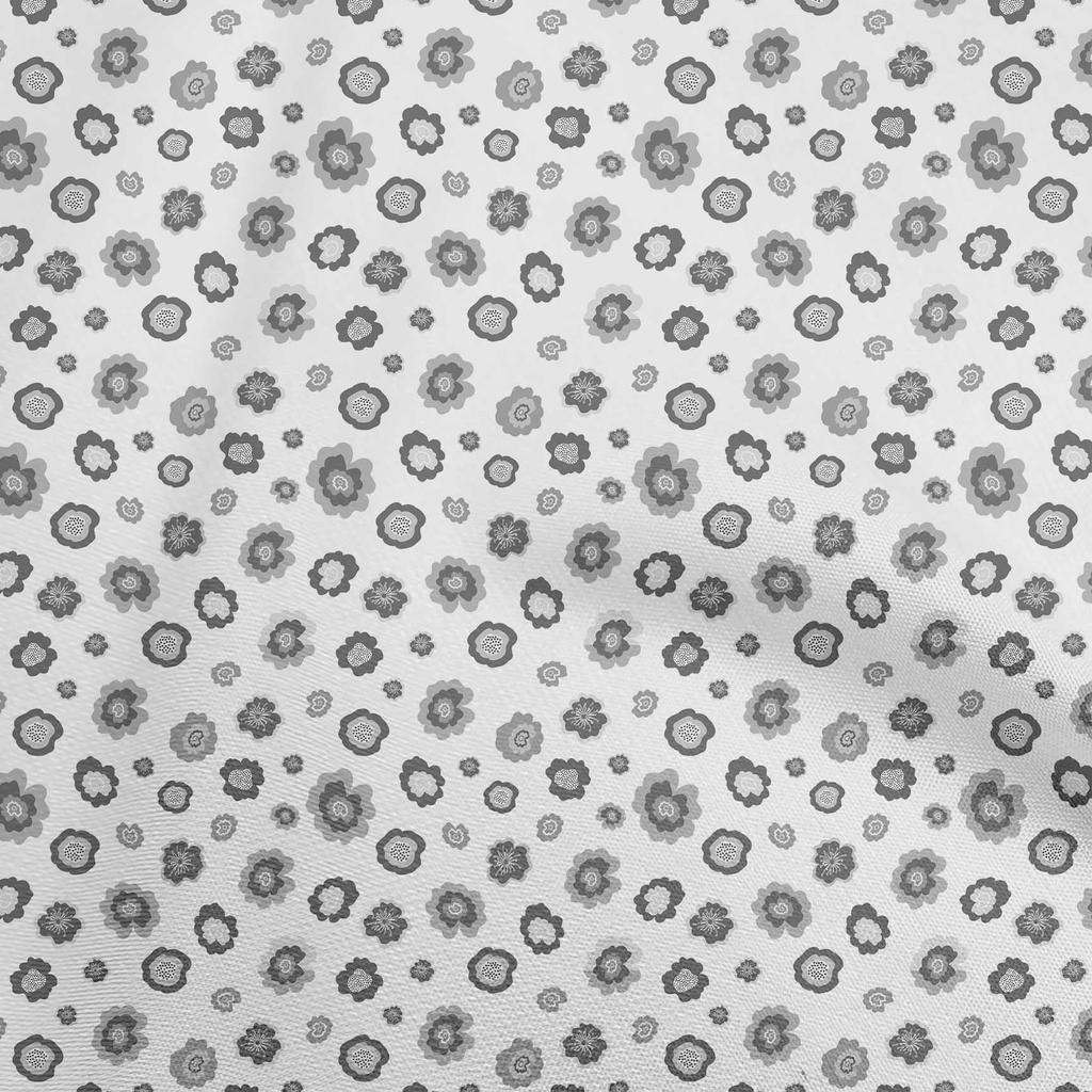 oneOone Cotton Flex Dark Green Fabric Asian Retro Floral  Sewing Craft Projects Fabric Prints By Yard 40 Inch