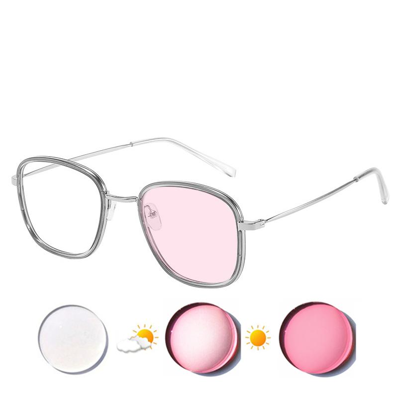 Очки по рецепту для близорукости женщин мужчин фотохромные или линзы, блокирующие синий свет близорукость или астигматизм индивидуальный UF144