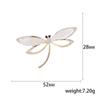 Blucome Креативная новая опаловая брошь в виде стрекозы, модная булавка из сплава с насекомыми, женское пальто, свитер, аксессуары для одежды